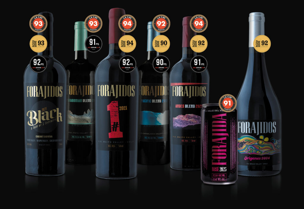 Portafolio completo de vinos y cervezas Forajidos